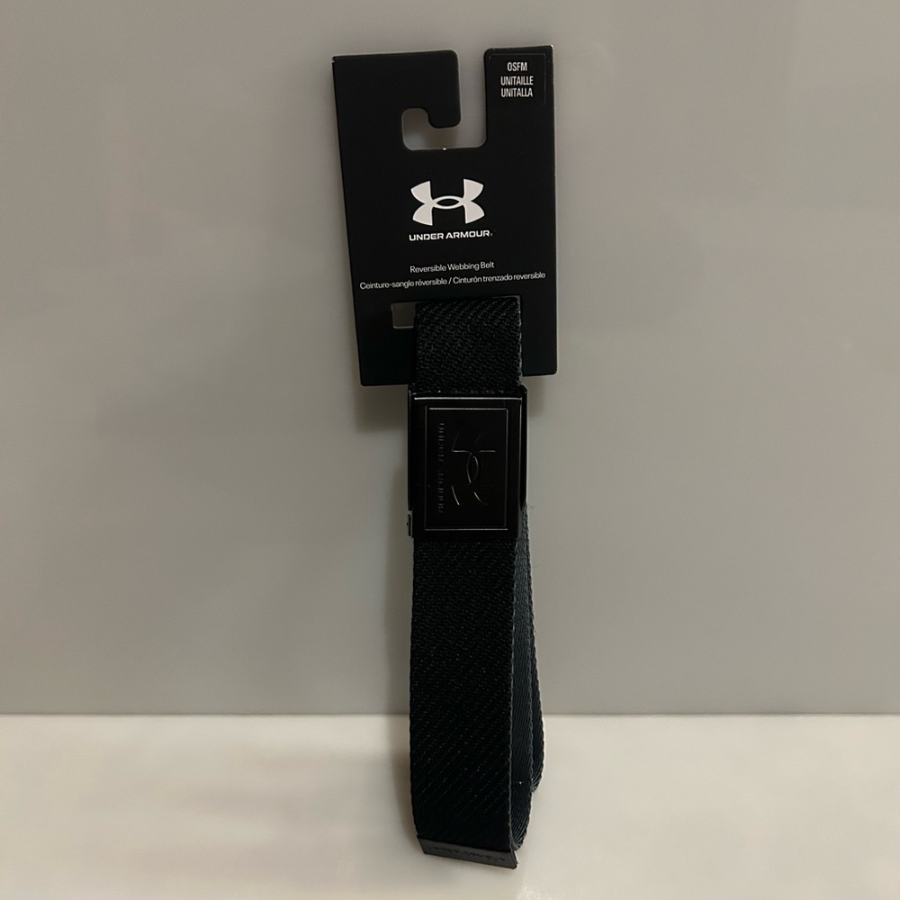 New Under Armour Youth Golf Reversible Belt